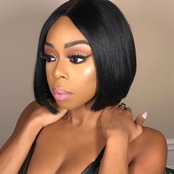 lace wigs lekker short part straight bob human hair for black women brazilian remy natural pre plucked hairline glueless, Black;brown
lace wigs lekker short part straight bob human hair for black women brazilian remy natural pre plucked hairline glueless, Black;brown