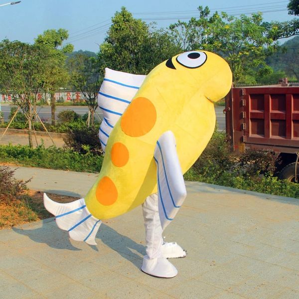 yellow fish mascot costumes halloween fancy party dress cartoon character carnival xmas easter advertising birthday party costume outfit, Red;yellow
yellow fish mascot costumes halloween fancy party dress cartoon character carnival xmas easter advertising birthday party costume outfit, Red;yellow