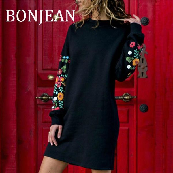 women autumn long sleeve mini dress vintage floral print short dresses female pullover casual straight vestidos bj1910, Black;gray
women autumn long sleeve mini dress vintage floral print short dresses female pullover casual straight vestidos bj1910, Black;gray