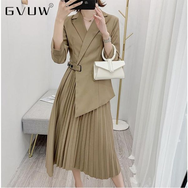 casual dresses gvuw blazer early autumn european spring women's dress 2021 net red fashion skirt temperament kb5529, Black;gray
casual dresses gvuw blazer early autumn european spring women's dress 2021 net red fashion skirt temperament kb5529, Black;gray