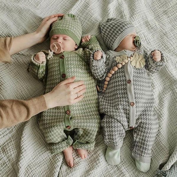 jumpsuits knitted born baby clothes toddler jumpsuit for girls boys autumn cotton plaid warm romper with hat infant1, Blue
jumpsuits knitted born baby clothes toddler jumpsuit for girls boys autumn cotton plaid warm romper with hat infant1, Blue