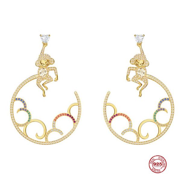 fashion charm sterling silver original 1:1 copy, somersault cloud elements eye-catching earrings women luxury jewelry gifts stud, Golden;silver
fashion charm sterling silver original 1:1 copy, somersault cloud elements eye-catching earrings women luxury jewelry gifts stud, Golden;silver