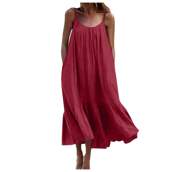 casual dresses fashsiualy harajuku summer dress women tropical solid halter backless maxi sleeveless beach, Black;gray
casual dresses fashsiualy harajuku summer dress women tropical solid halter backless maxi sleeveless beach, Black;gray
