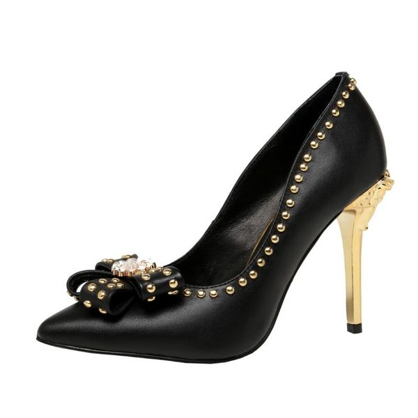 dress shoes 2021 autumn rivet women high heels leather ladies pointed toe cm stiletto, Black
dress shoes 2021 autumn rivet women high heels leather ladies pointed toe cm stiletto, Black