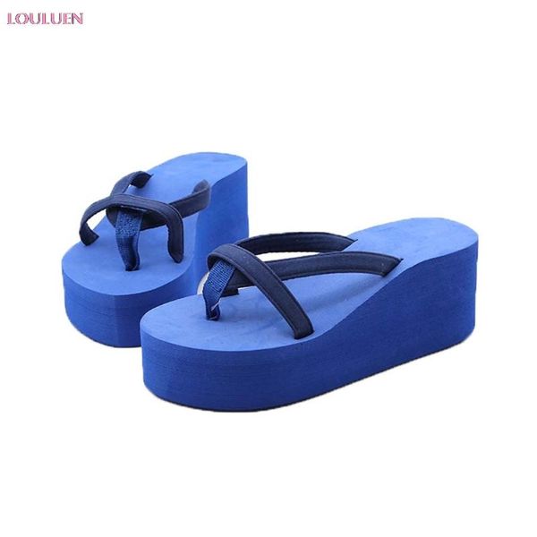 slippers women's color beach flip-flops high-heeled wedge with thick-legged gladiator slides multi size 35- 43 drop, Black
slippers women's color beach flip-flops high-heeled wedge with thick-legged gladiator slides multi size 35- 43 drop, Black