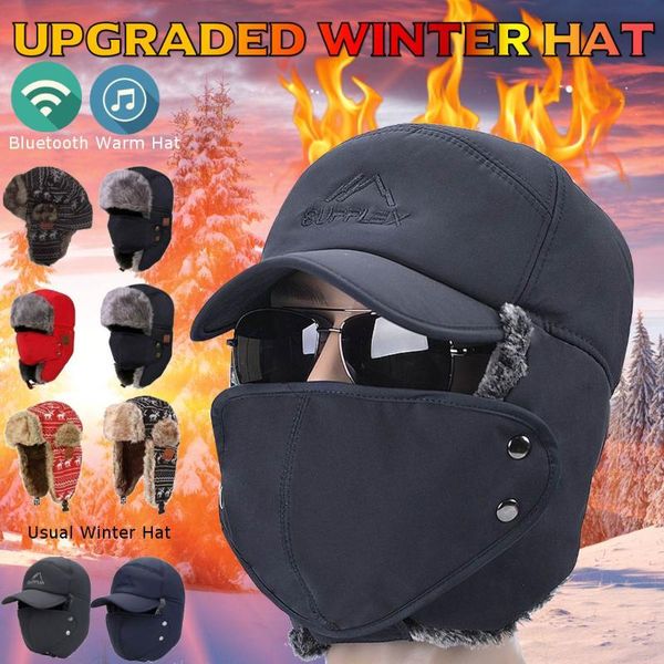 winter outdoor sport wireless bluetooth 5.0 earphone cotton hat stereo magic music headband warmth cap windproof earmuffs hats, Black;white
winter outdoor sport wireless bluetooth 5.0 earphone cotton hat stereo magic music headband warmth cap windproof earmuffs hats, Black;white