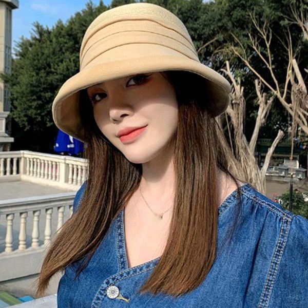 wide brim hats summer outdoor sun protection sunscreen for women female girl fisherman hat sunhat solid color big beach, Blue;gray
wide brim hats summer outdoor sun protection sunscreen for women female girl fisherman hat sunhat solid color big beach, Blue;gray