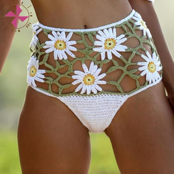 two-piece suits in the wind crochet flower high waist bikini panties bottoms separate women's swimsuit shorts bathing suit underwear
two-piece suits in the wind crochet flower high waist bikini panties bottoms separate women's swimsuit shorts bathing suit underwear