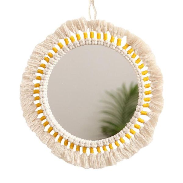 mirrors round macrame mirror wall art hanging decor stickers decorative home for bedroom living room
mirrors round macrame mirror wall art hanging decor stickers decorative home for bedroom living room