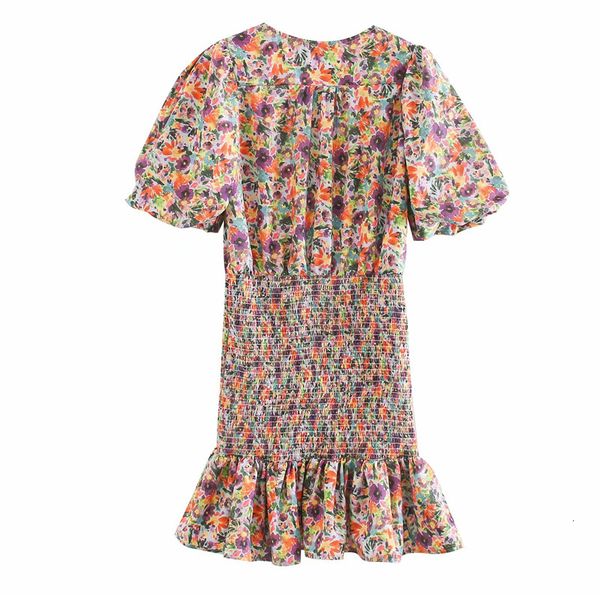 dresses v-neck short sleeve bag hip elastic waist slim flower print women's harajuku sweet personality chic female dress, Black;gray
dresses v-neck short sleeve bag hip elastic waist slim flower print women's harajuku sweet personality chic female dress, Black;gray