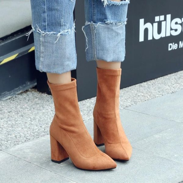 boots big size purepointed thickheeled zipper straightbarrel, Black
boots big size purepointed thickheeled zipper straightbarrel, Black