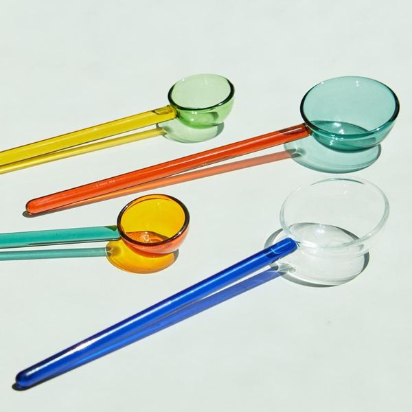 spoons colored glass dessert spoon color transparent heat resistant lovely long handle coffee stirring
spoons colored glass dessert spoon color transparent heat resistant lovely long handle coffee stirring