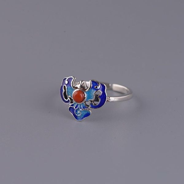 cluster rings original design enamel porcelain bat shape opening adjustable ring chinese retro charm women's silver jewelry, Golden;silver
cluster rings original design enamel porcelain bat shape opening adjustable ring chinese retro charm women's silver jewelry, Golden;silver