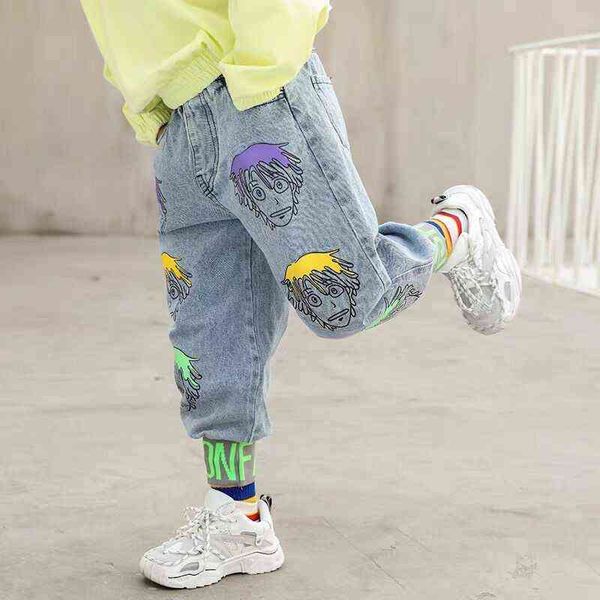2020 new spring and autumn jeans personality printing denim pants kids boys cute jeans trousers children clothing size 90~160 g1220, Blue
2020 new spring and autumn jeans personality printing denim pants kids boys cute jeans trousers children clothing size 90~160 g1220, Blue
