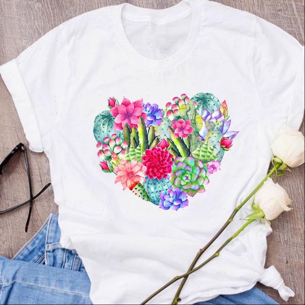 graphic plant floral flower womens t shirt cactus love print cute 90s clothing female tees, White
graphic plant floral flower womens t shirt cactus love print cute 90s clothing female tees, White
