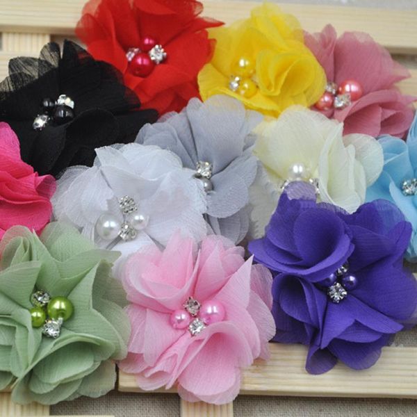 hair accessories 2pcs pearl rhinestone chiffon flowers diy flower bouquet decorations clips for headband, Slivery;white
hair accessories 2pcs pearl rhinestone chiffon flowers diy flower bouquet decorations clips for headband, Slivery;white
