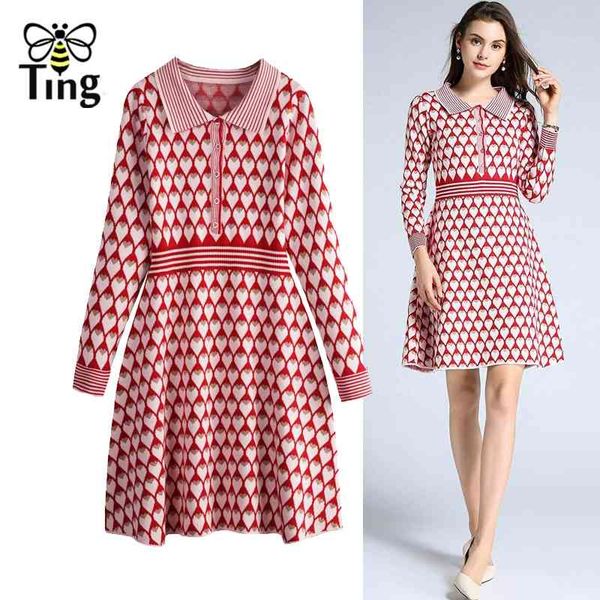 winter autumn turn down collar knitting dress women casual a line heart love print office work 210513, Black;gray
winter autumn turn down collar knitting dress women casual a line heart love print office work 210513, Black;gray