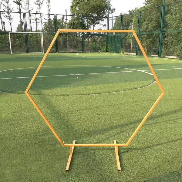 party decoration wedding arch hexagonal wrought iron shelf flower stand background frame props birthday supplies
party decoration wedding arch hexagonal wrought iron shelf flower stand background frame props birthday supplies
