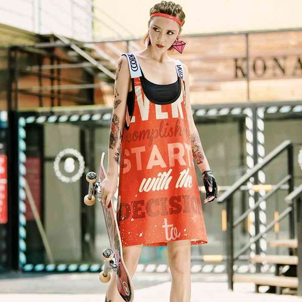 dresses rock music sports trendy alphabet basketball vest summer plus size women's camisole skirt, Black;gray
dresses rock music sports trendy alphabet basketball vest summer plus size women's camisole skirt, Black;gray