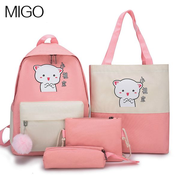 backpack canvas women's korean high school students' schoolbag fashion trend
backpack canvas women's korean high school students' schoolbag fashion trend