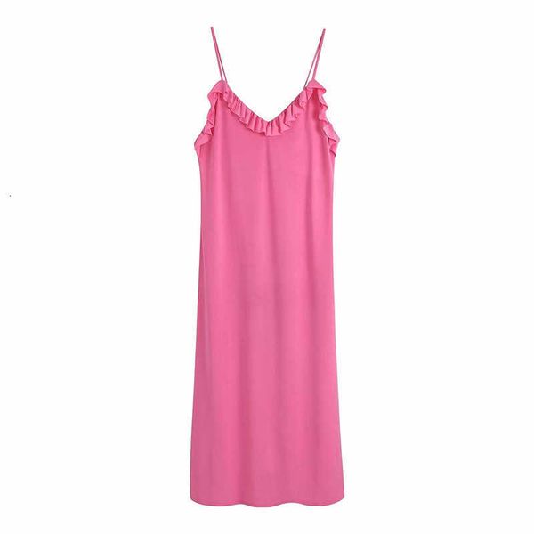 casual dresses women pink adjustable spaghetti straps ruffle sleeveless backless party woman chic summer zwf3, Black;gray
casual dresses women pink adjustable spaghetti straps ruffle sleeveless backless party woman chic summer zwf3, Black;gray