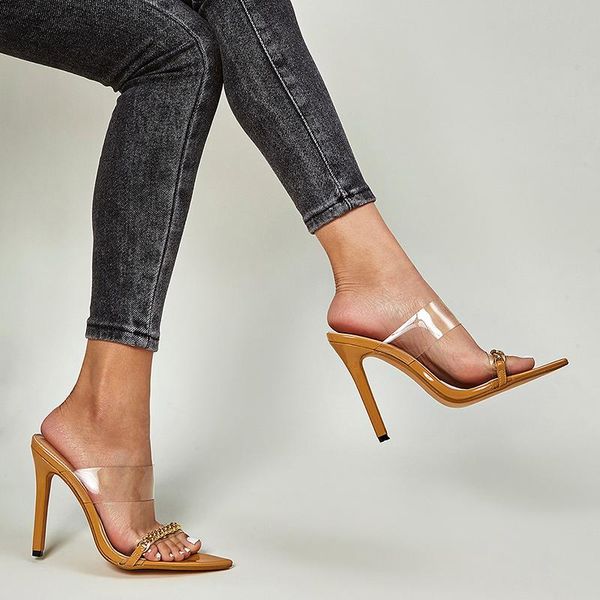 transparent pointed chain women sandals plus size 42 peep toe ladies slippers stiletto high heels slides casual shoes for, Black
transparent pointed chain women sandals plus size 42 peep toe ladies slippers stiletto high heels slides casual shoes for, Black