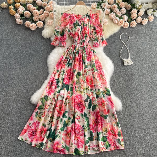 slash neck spaghetti strap long dress summer women flare short sleeve high waist big swing party robe ladies club robe, Black;gray
slash neck spaghetti strap long dress summer women flare short sleeve high waist big swing party robe ladies club robe, Black;gray