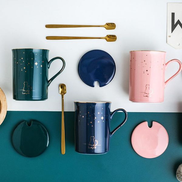 mugs cat starry sky ceramics mug with spoon lid,vintage porcelain mug,flower tea set coffee cup,water milk drinkware gift
mugs cat starry sky ceramics mug with spoon lid,vintage porcelain mug,flower tea set coffee cup,water milk drinkware gift