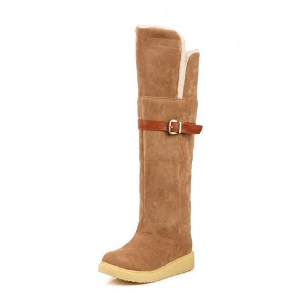 boots nice fashion winter women cute style warmth in calf suede flat shoes snow for, Black
boots nice fashion winter women cute style warmth in calf suede flat shoes snow for, Black