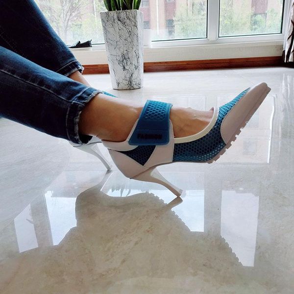dress shoes spring pumps women casual hollow breathable summer high heel 8cm sneakers fashion mesh pointed toe slip-on ladies, Black
dress shoes spring pumps women casual hollow breathable summer high heel 8cm sneakers fashion mesh pointed toe slip-on ladies, Black