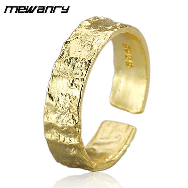 cluster rings mewanry 925 sterling silver extremely simple fold tin foil open fashion creative for women party jewelry gifts wholesale, Golden;silver
cluster rings mewanry 925 sterling silver extremely simple fold tin foil open fashion creative for women party jewelry gifts wholesale, Golden;silver