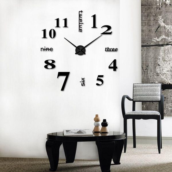 wall clocks promotion 3d large clock mirror sticker big watch home decor unique gift diy black
wall clocks promotion 3d large clock mirror sticker big watch home decor unique gift diy black
