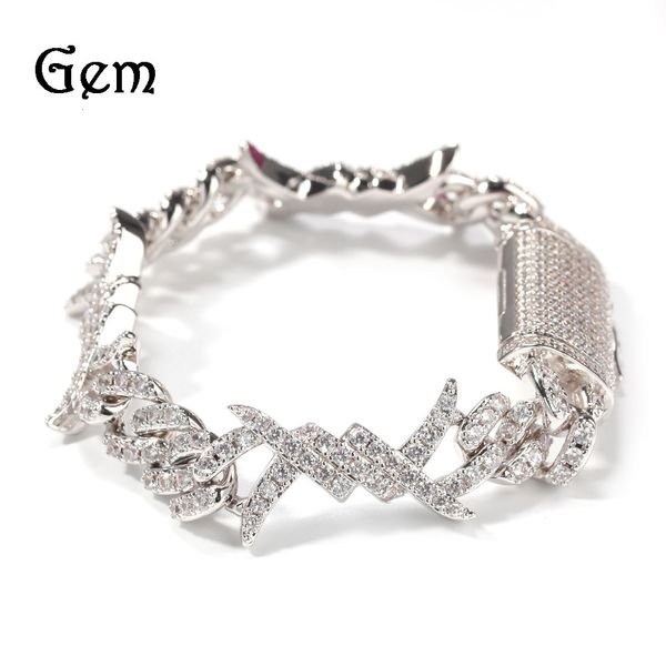18k row diamond zircon jewelry hip hop wire chain individual cuba fashionable metal versatile fashion thorn bracelet necklace, Black
18k row diamond zircon jewelry hip hop wire chain individual cuba fashionable metal versatile fashion thorn bracelet necklace, Black