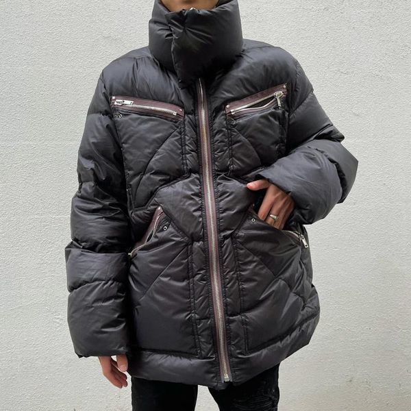 men's wool & blends zk465 fashion coats jackets 2021 runway luxury european design party style clothing, Black
men's wool & blends zk465 fashion coats jackets 2021 runway luxury european design party style clothing, Black