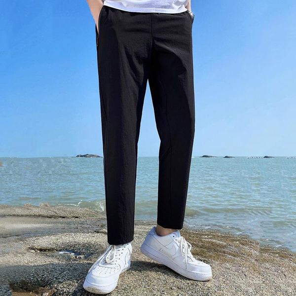 men's pants 2021 spring and autumn summer trend plus size straight sports casual trousers, Black
men's pants 2021 spring and autumn summer trend plus size straight sports casual trousers, Black