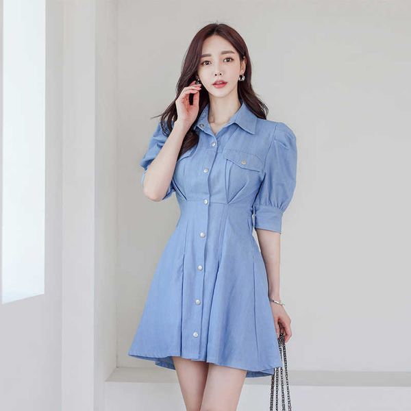 summer korean fashion denim dresses women short sleeve office lady bodycon plus size black sheath vintage 210531, Black;gray
summer korean fashion denim dresses women short sleeve office lady bodycon plus size black sheath vintage 210531, Black;gray