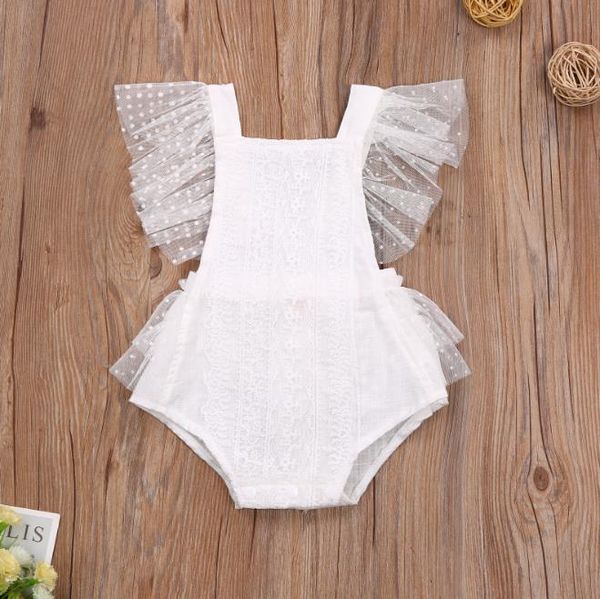 rompers summer infants baby girls lace bodysuits sleeve crotch buttons polka dot printed backless bodysuit, Blue
rompers summer infants baby girls lace bodysuits sleeve crotch buttons polka dot printed backless bodysuit, Blue