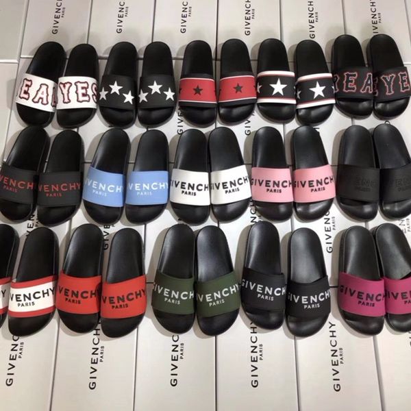 givenchy women men flat sandals in paris rubber slides slippers size 36-45, Black
givenchy women men flat sandals in paris rubber slides slippers size 36-45, Black
