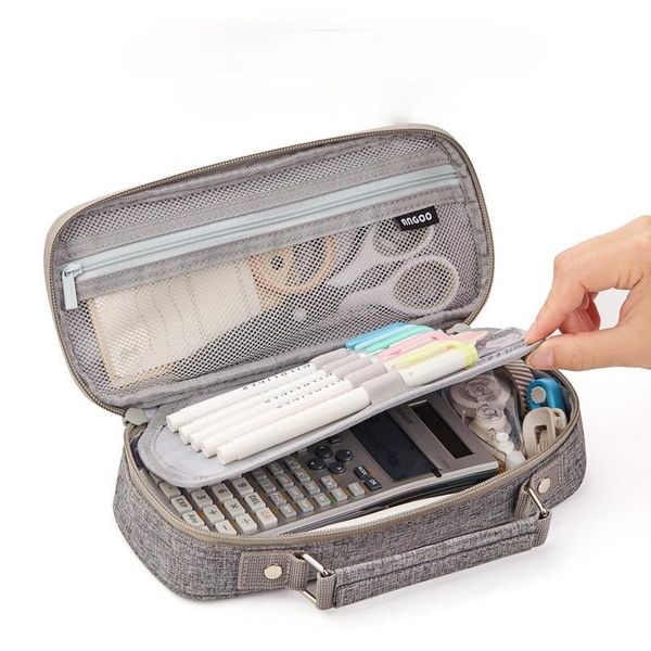 classic large capacity pencil case school for girls boys student pen storage supplies canvas bag big handle stationery box bags
classic large capacity pencil case school for girls boys student pen storage supplies canvas bag big handle stationery box bags