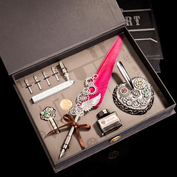 fountain pens pen gift box vintage set ink office supplies for writing
fountain pens pen gift box vintage set ink office supplies for writing