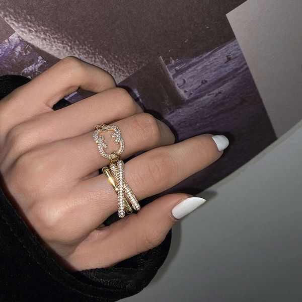 korean flash diamond letter index finger opening ring female personality niche design 2021 new fashion net red, Black
korean flash diamond letter index finger opening ring female personality niche design 2021 new fashion net red, Black