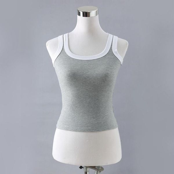 women's tanks & camis summer street solid color matching vest women, short trimmed umbilical slimming bottoming women, White
women's tanks & camis summer street solid color matching vest women, short trimmed umbilical slimming bottoming women, White
