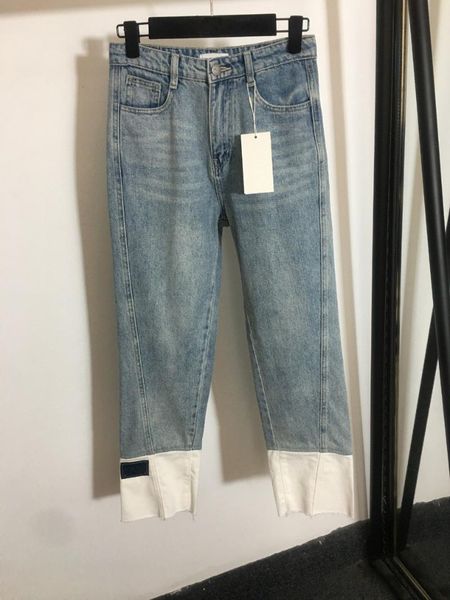 women's jeans luxury summer women colorblocked straight-leg trouser stitching denim pants, Blue
women's jeans luxury summer women colorblocked straight-leg trouser stitching denim pants, Blue
