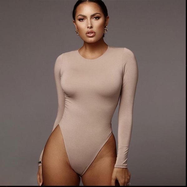 sytiz cotton women romper bodysuit autumn winter o neck long sleeve solid bodycon party stretchy clothes club office, Black;white
sytiz cotton women romper bodysuit autumn winter o neck long sleeve solid bodycon party stretchy clothes club office, Black;white
