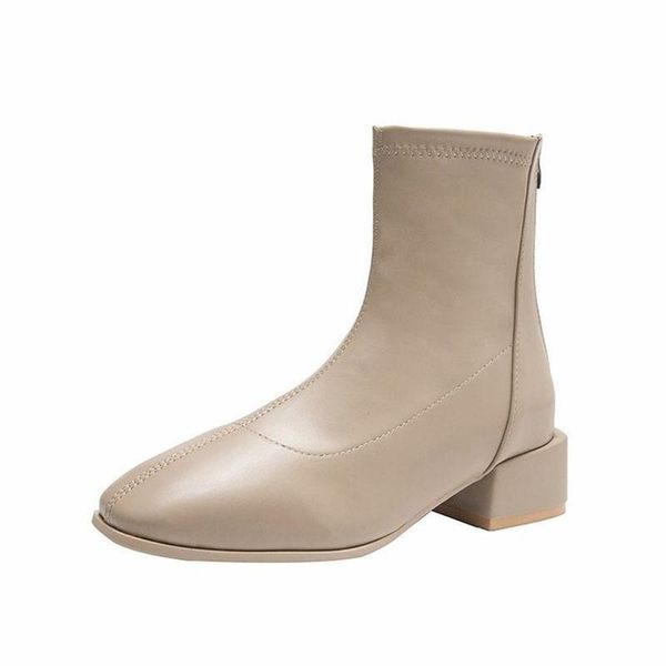 boots autumn winter mid high heels women shoes botas para mujer pu leather fashion square toe zipper ankle chaussure femme, Black
boots autumn winter mid high heels women shoes botas para mujer pu leather fashion square toe zipper ankle chaussure femme, Black