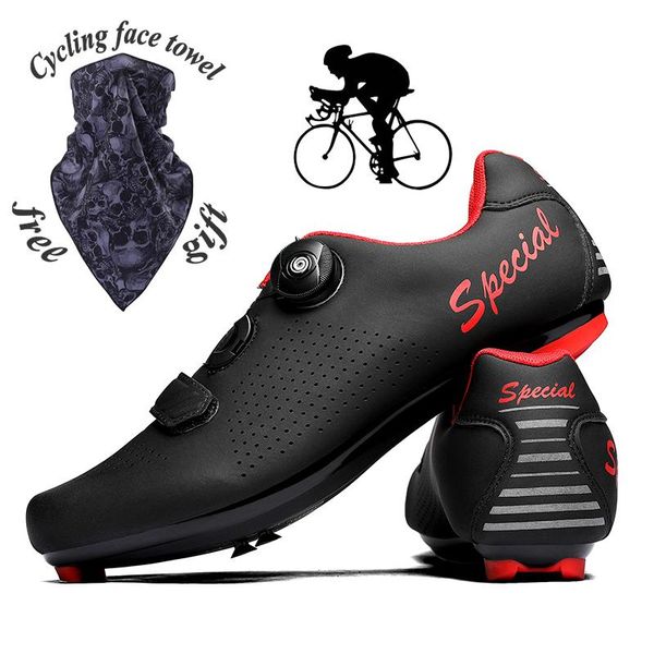 the latest mountain bike shoes with lock and rotating buckle, men's road , rubber-soled cycling footwear, Black
the latest mountain bike shoes with lock and rotating buckle, men's road , rubber-soled cycling footwear, Black
