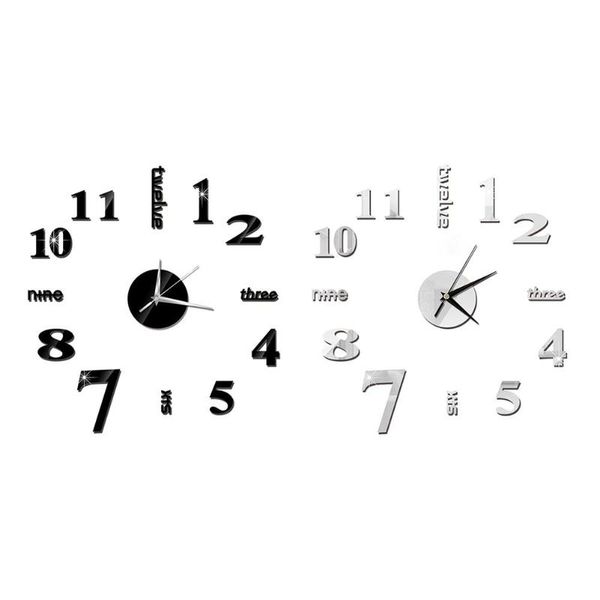 wall clocks modern clock diy large hanging sticker mute digital 3d big living room home office decor christmas gift
wall clocks modern clock diy large hanging sticker mute digital 3d big living room home office decor christmas gift