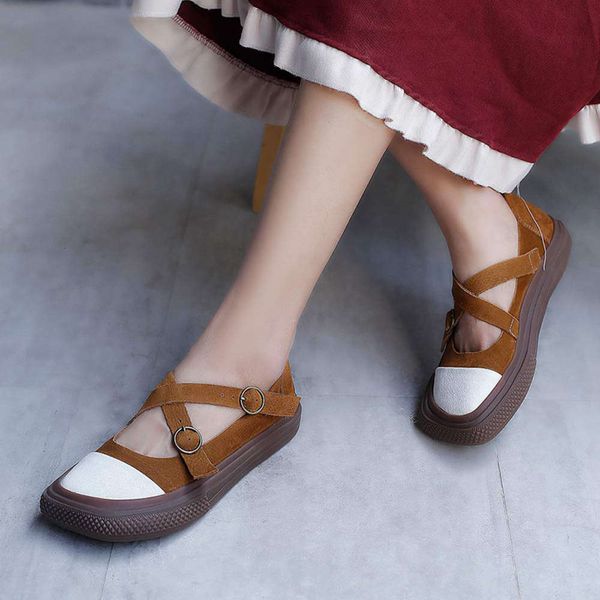 casual shoes forest women's leather shoes square head color matching single 2021 spring new belt buckle intersection shallow low casual, Black
casual shoes forest women's leather shoes square head color matching single 2021 spring new belt buckle intersection shallow low casual, Black
