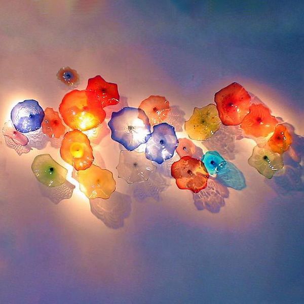 wall lamps art decorative plates hand blown glass bowl /platter murano style mounted lighting orange blue yellow
wall lamps art decorative plates hand blown glass bowl /platter murano style mounted lighting orange blue yellow