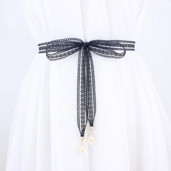 belts retro waistband rope for women dress luxury woven weaving tassels flowers waist strap lace long knotted accessories, Black;brown 
belts retro waistband rope for women dress luxury woven weaving tassels flowers waist strap lace long knotted accessories, Black;brown